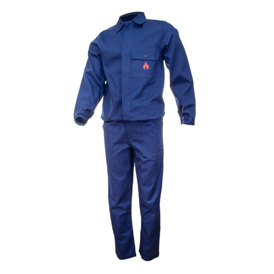 Costum ignifugat, in talie, 270 gsm, bleumarin