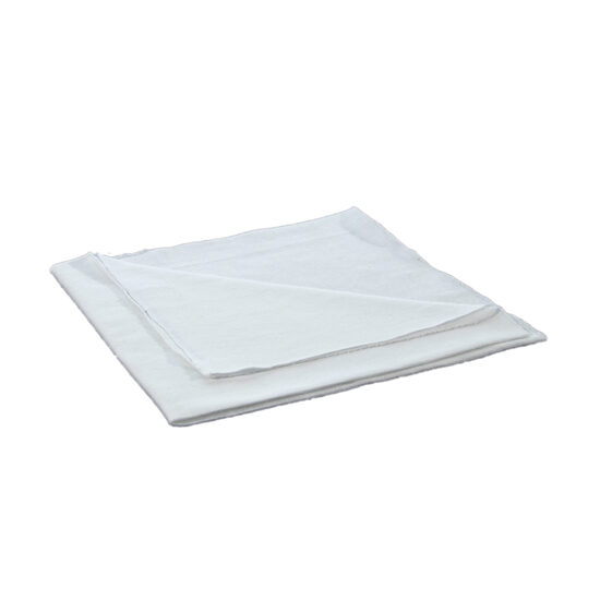 Lavete din bumbac, alb, 40 x 