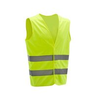 Vesta de lucru reflectorizanta, galben neon