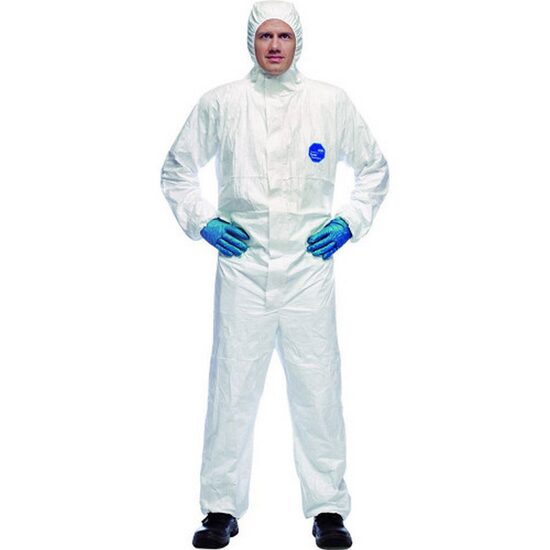 Combinezon antichimic, antistatic, Tyvek, alb, unisex