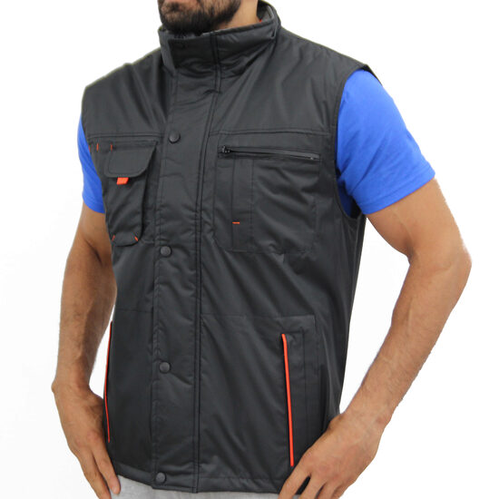 Vesta de lucru impermeabila, Preston, negru