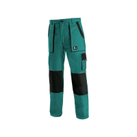 Pantaloni de lucru in talie Canis, CXS, Luxy Josef, 260gsm, intariti la genunchi, verde