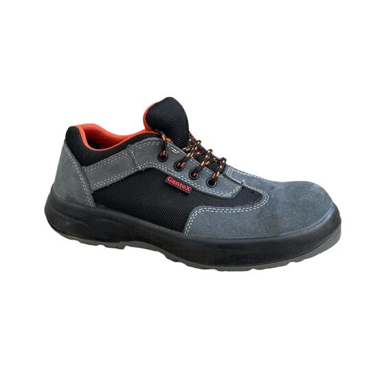 Pantofi de protectie, bombeu metalic, S1, 5100, gri-negru, unisex