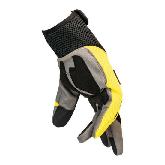 Manusi de protectie mecanic Matia, gri-galben